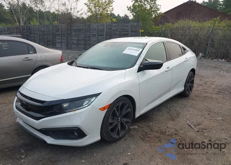 2020 Honda Civic Sport from USA, damaged, VIN 2HGFC2F84LH536736